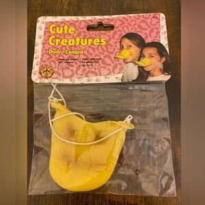Yellow Duck Costume Mask